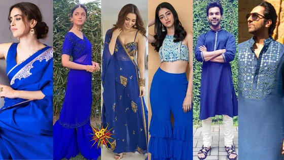 Navratri 2023, Day 4, ROYAL BLUE: Celebrate Creator of the Universe With Celeb-Inspired Festive Wear!
