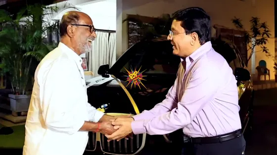 ‘Jailer’ Star Rajinikanth Receives A Car Worth Rs 1.26 Cr & A Profit Cheque From Sun Pictures CEO; SEE VIDEO & PICS