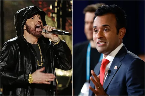 Eminem Stops Indian American Candidate's Campaign To Play His Songs!