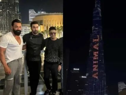 Ranbir Kapoor's Animal Roars At the Burj Khalifa!