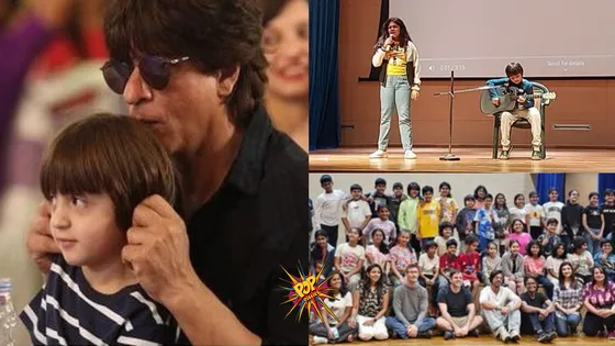 Shah Rukh Khan Surprises AbRam & Students at School Event, Poses with Teachers and Kids; SEE PHOTOS