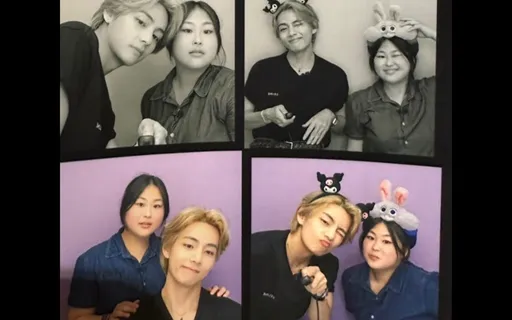Bts'V Surprises Fan, Spends A Day With Her As They Enjoy Meal, Play Arcade Games And Exchange Gifts!