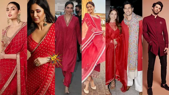 Navratri Day 3, RED: Celebrity Inspired Traditional Wear On This Festive Embracing Strength & Action!