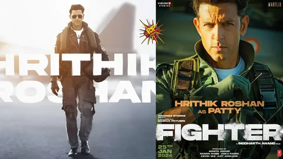 Exclusive Look Unveiled: Hrithik Roshan as Patty aka Squadron Leader Shamsher Pathania in 'Fighter'!