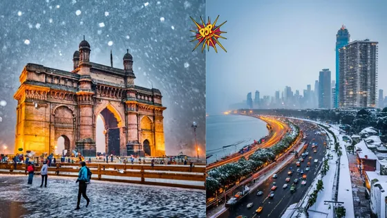 Post Gujarat, AI Creates An Imaginary Snowy Mumbai!