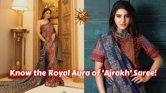 All You Need to Know About the Majestic Charm of 'Ajrakh' Saree!
