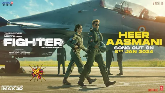 Siddharth Anand's 'Fighter' Song Teaser Drops: Get Ready for the Adrenaline-Packed 'Heer Aasmani' Theme Song on January 8th!