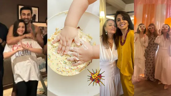 Exclusive Peek Inside Raha's 1st Birthday Bash: Heartwarming Alia-Ranbir Hug, Stylish Grannies & Adorable Cake Mess Captured!