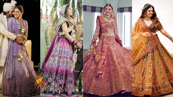 Unique Trendsetters: Celebrity Brides who Dared to Go Beyond Pastels!