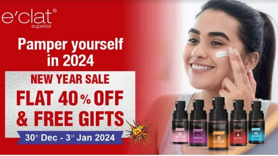 Celebrate the New Year with Unbeatable Offers from India's leading facial serum brand - e'clat!
