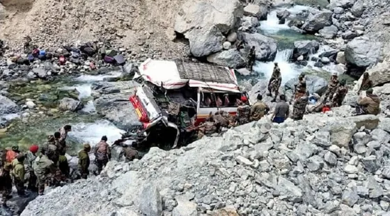 9 Soldiers Including JCO Killed After Vehicle Falls Into Ladakh River