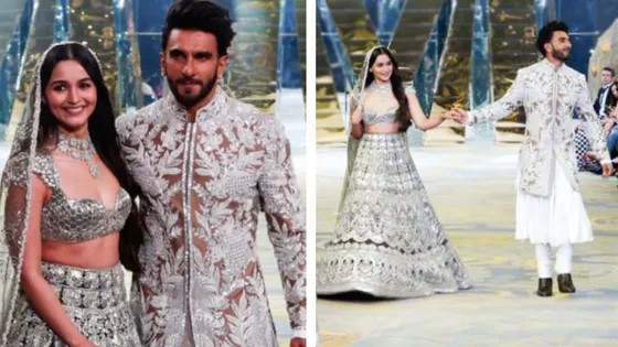 Alia Bhatt and Ranveer Singh Looked Graceful as They Walked for Manish Malhotra's Show, Check Out All About It!