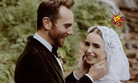 Emily In Paris Star Lily Collins Make's Us All Go In Awe After Sharing Pics Of Surprise Wedding