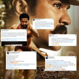 RRR Movie Review: Netizens say it is SS Rajamouli's finest direction after Bahubali, they're in awe with Jr. NTR and Ram Charan's performances