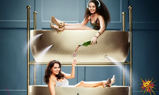 Hiccups & Hookups gets Lara Dutta and Prateik Babbar in a bathtub and there is champagne. Let your imagination run wild...