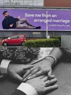 Hilarious : "Save Me From An Arranged Marriage " Man Writes On Billboard To Get A Wife :