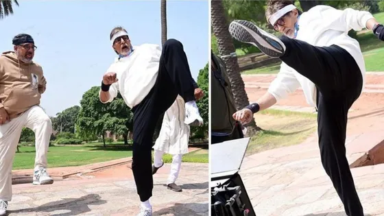 Cinema legend Amitabh Bachchan inspired by Tiger Shroff’s action moves in Sajid Nadiadwala's Heropanti 2!