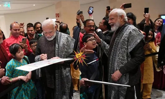 PM Narendra Modi Left Twitteratis In Complete Awe As The Video Of Him With A Kid Humming Patriotic Song Goes Viral