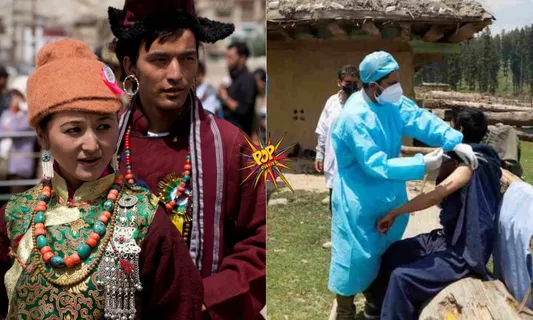 Ladakh: The First Union Territory vaccinated 100 percent of its population with first dose!