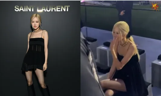 BLACKPINK's Rosé stuns fans at YSL SS2022 show in Paris Fashion Week