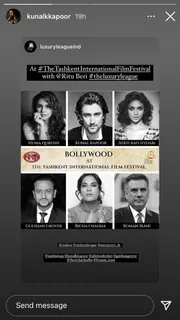 Kunal Kapoor Represents India At the Tashkent International Film Festival :