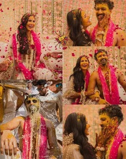 Vickat wedding: Vicky Kaushal And Katrina Kaif Look Truly Dreamy In These Delightful Pictures!