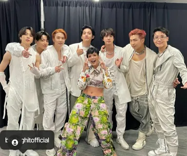BTS' V Sports Squid Game Costume At Their Third Concert In LA, Halsey Attends The Concert With Her Army Bomb And Grooves To 'Butter'