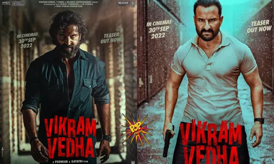 The teaser of Hrithik Roshan and Saif Ali Khan starrer Vikram Vedha is receiving all the love from Bollywood and the audiences