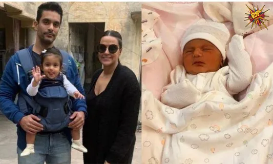 Angad Bedi and Neha Dhupia shares an adorable video of their son's nikke nikke paer, video goes viral, know why: