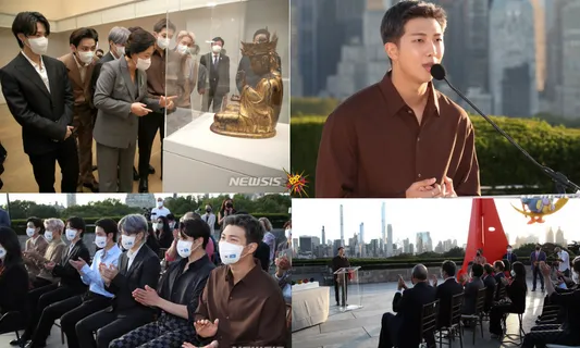 BTS Visits New York’s Metropolitan Museum With First lady Kim Jung-Sook