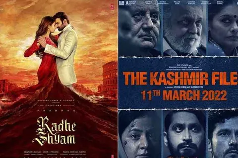 1st Monday Box Office - The Kashmir Files Performs The Best, Radhe Shyam Falls