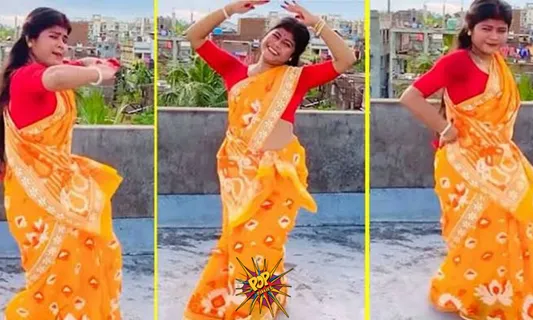 A woman dances on Manike Mage Hite but she does it in bihu style , know the unexpected thing which happened: