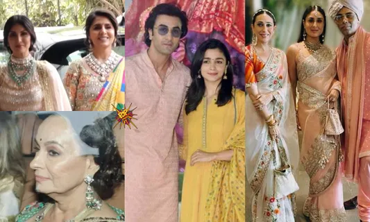 Ralia Wedding: From Newlyweds' Mothers Neetu Kapoor, Soni Razdan to KJo, Ayan & Saifeena, Who All Wore What In The Wedding! CHECKOUT