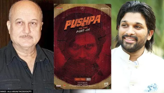 Anupam Kher reviews Allu Arjun starrer 'Pushpa'; latter says 'hope to work with you too' !