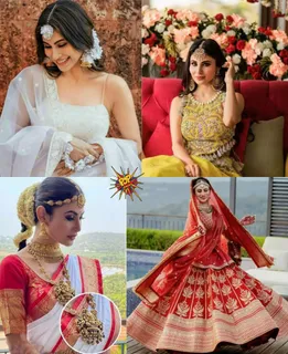 From Haldi to Bengali wedding; Here are details of startling outfits and ensembles donned by the beautiful bride Mouni Roy