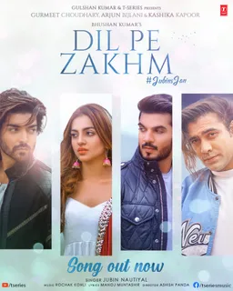 Jubin Nautiyal’s song ‘Dil Pe Zakhm’ released, love triangle showing between Gurmeet, Kashika and Arjun Bijlani !