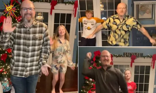 US dad performs garba on hit song chogada , internet goes crazy, know more: