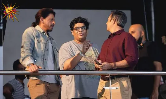 Shah Rukh Khan and Tanmay Bhat are making 'FIFA Plans' as they shoot a promo for Disney+ Hotstar, See photos