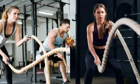 Health: Battle Rope Exercise Help In Burning Fat? Read More To See What A New Study Says!