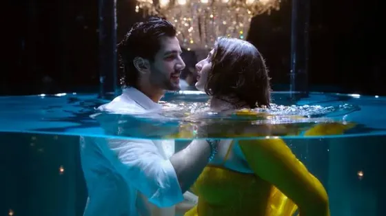 Dhvani Bhanushali's mermaid moment in her latest song mera yaar with Aditya Seal !