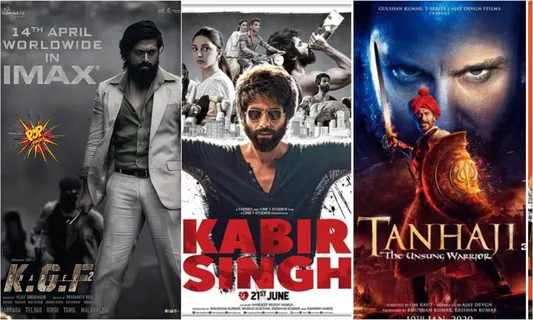 KGF 2 9th Day Box Office : Beats Kabir Singh And Tanhaji To Become The 11th Highest Grossing Film Of All Time