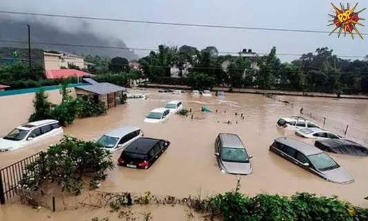 A Cloud burst drenched Nainital District away, people got worried and were devastatingly affected