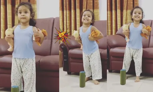 Viral video: A little girl singing the song video get viral, see the Internet reactions!