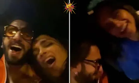 Amazing : Ranveer Singh and Deepika Padukone Hilariouly Groove To Gehraiyaan Song Beqaboo in Car : " All the Cool Kids are doing it ":