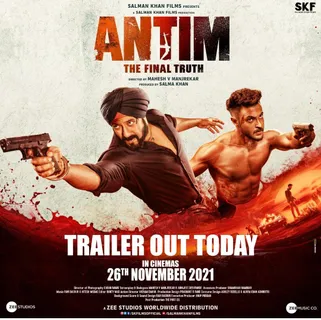 The face-off poster of Salman Khan and Aayush Sharma gives us a glimpse into the much-awaited Antim trailer