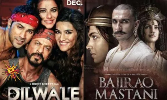 This Day That Year – Shah Rukh Khan’s Dilwale Vs Ranveer Singh’s Bajirao Mastani – Check Out Which Film Won The Box Office Crown ?