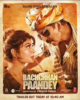 Jacqueline Fernandez's look in Sajid Nadiadwala's 'Bacchan Pandey is out now'!