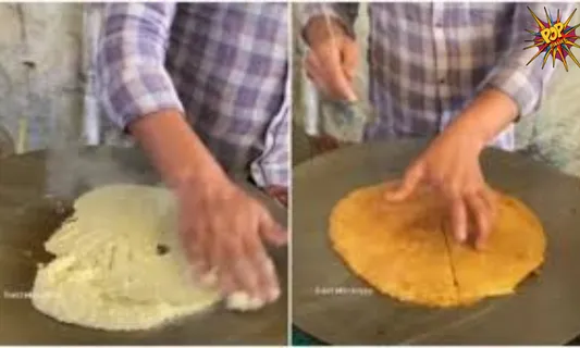 OMG!! See the viral video of the street food vendor, netizens are shocked by his moves!!