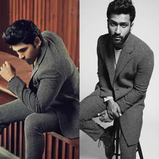 Two actors one common attire binds Allu Sirish and Vicky Kaushal !