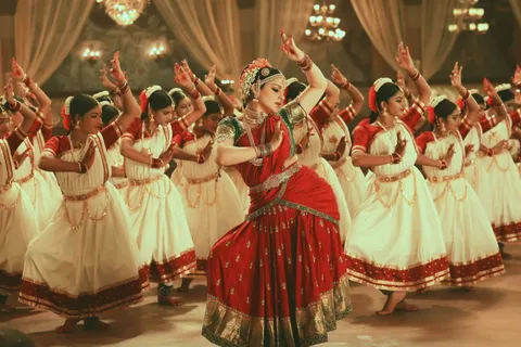 With 100 trained dancers, Thalaivii's ‘Nain Bandhe Naino Se' showcases Kangana Ranaut's brilliant classical dancing skills, learnt over a month of rigorous training for the film